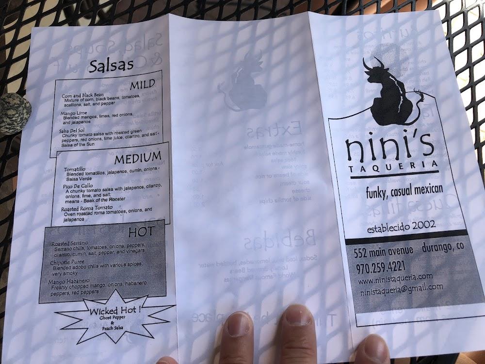 Nini's Taqueria Menu image 4
